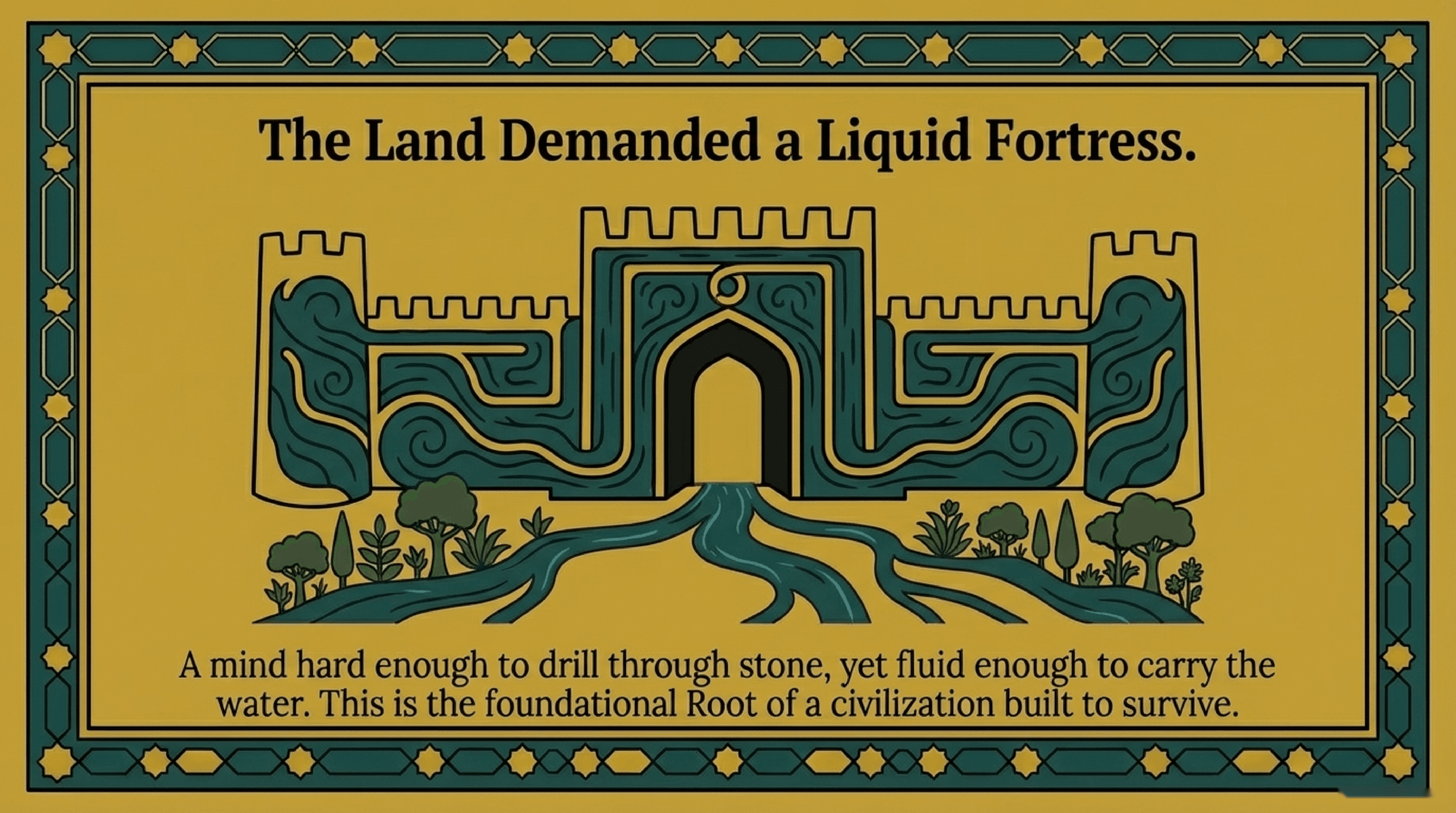 The Liquid Fortress