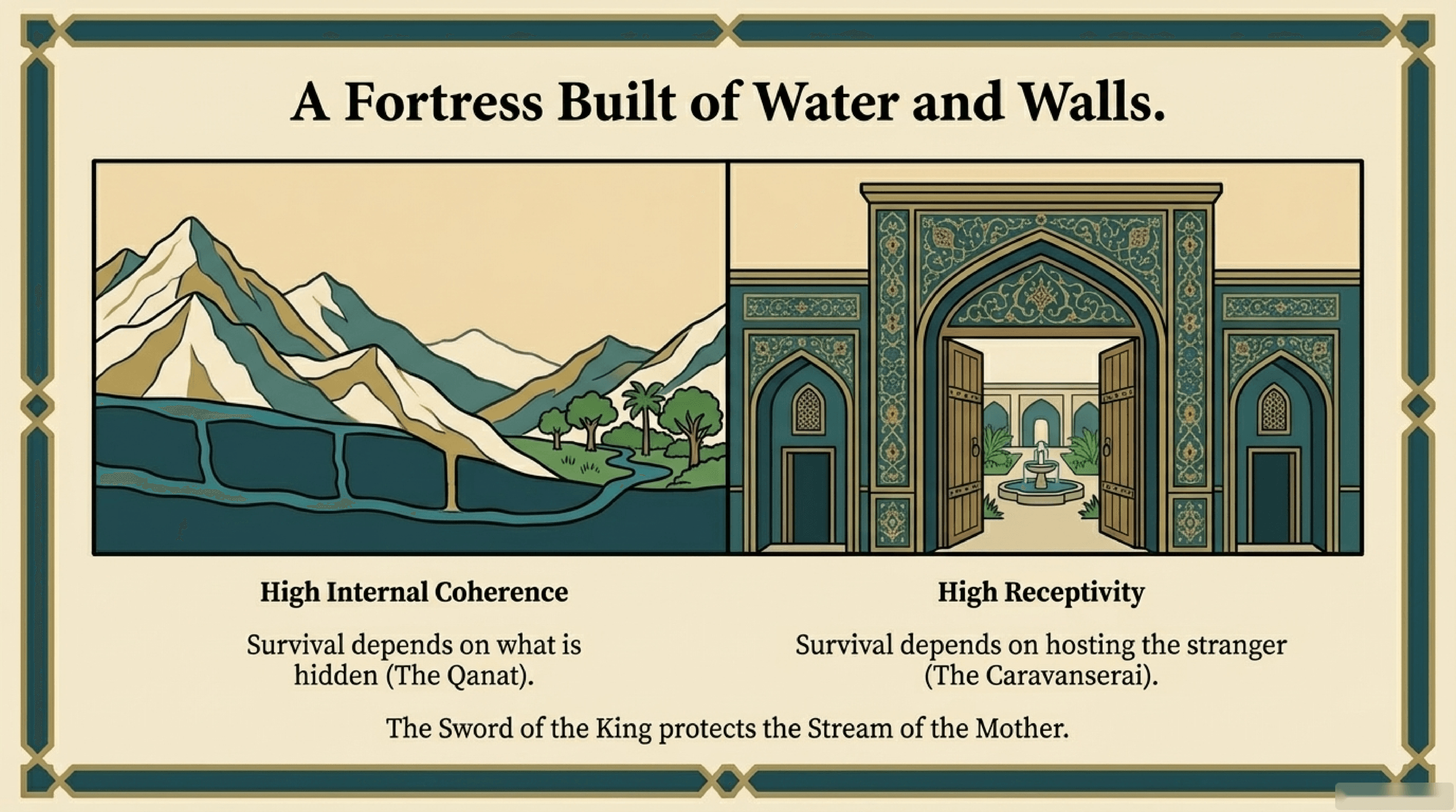 A Fortress of Water and Walls