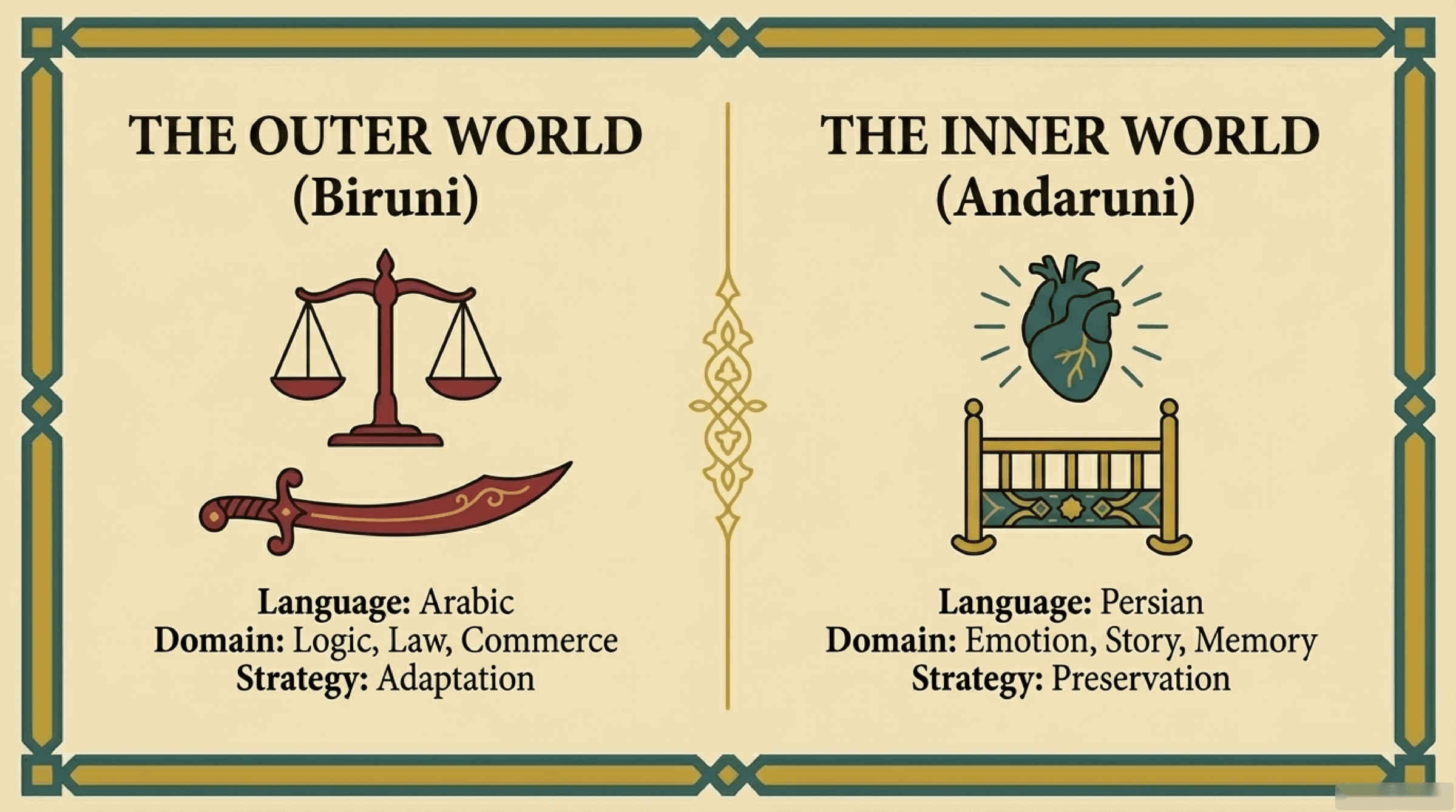 The Outer and Inner Worlds