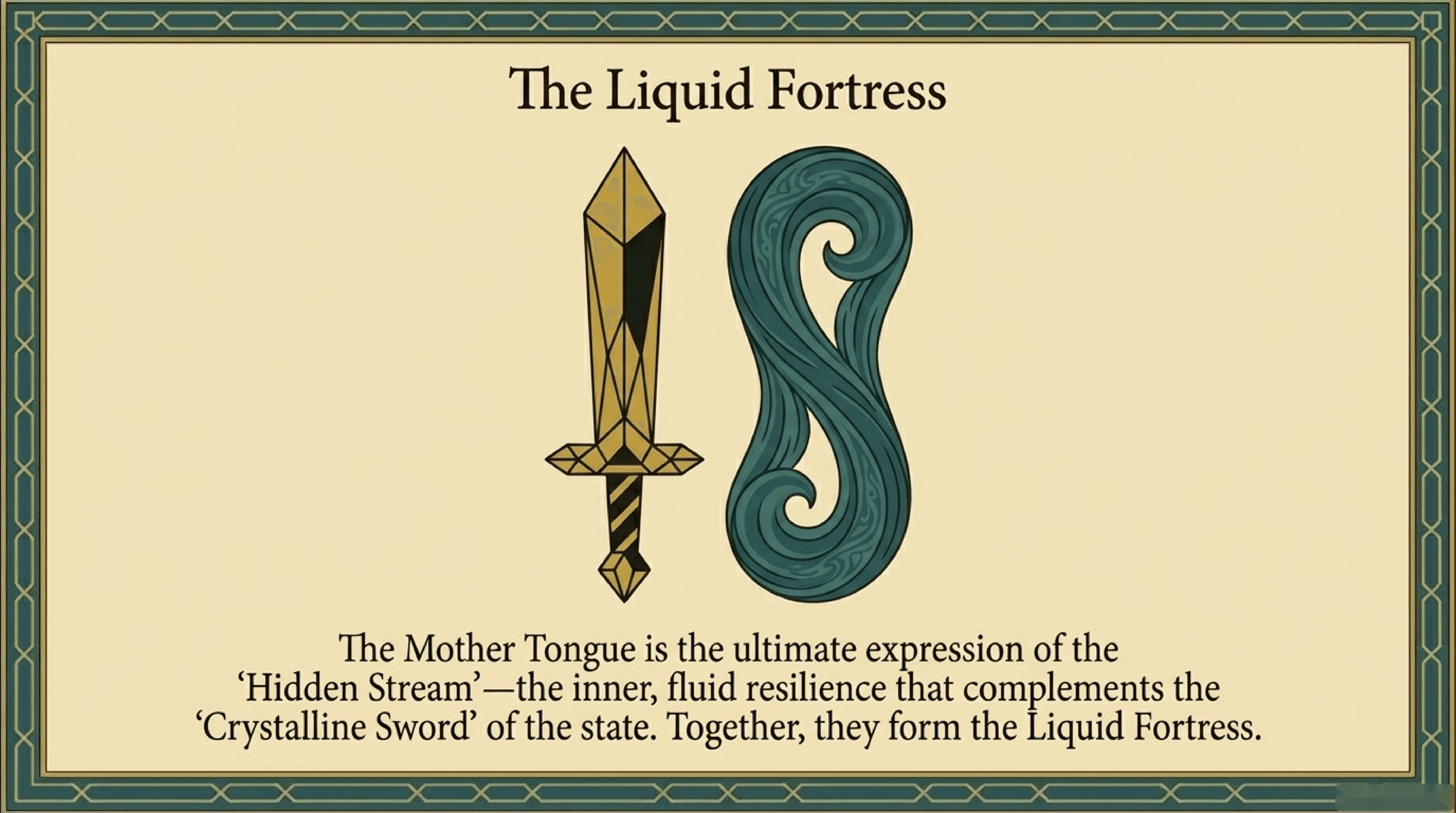 The Liquid Fortress