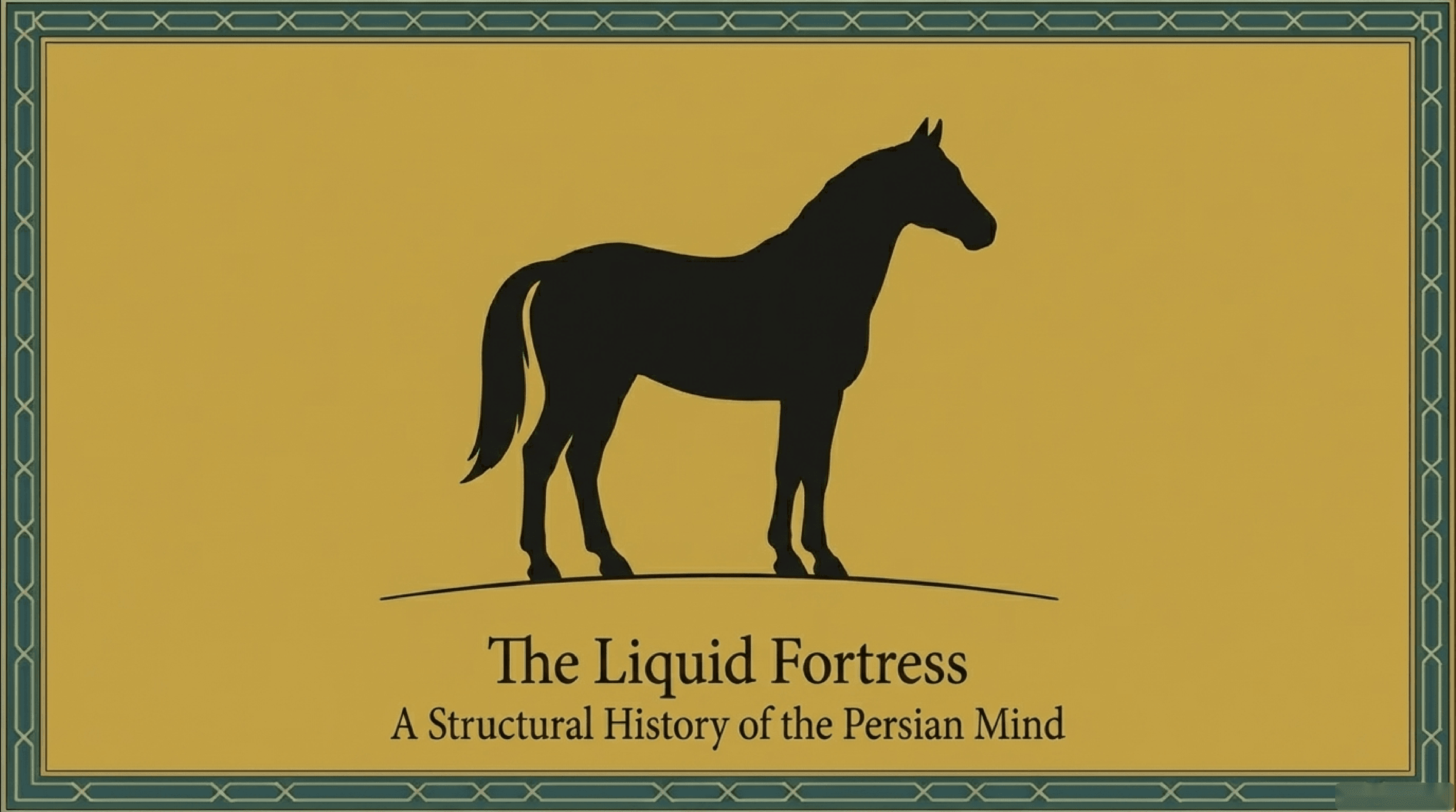 A Structural History of the Persian Mind