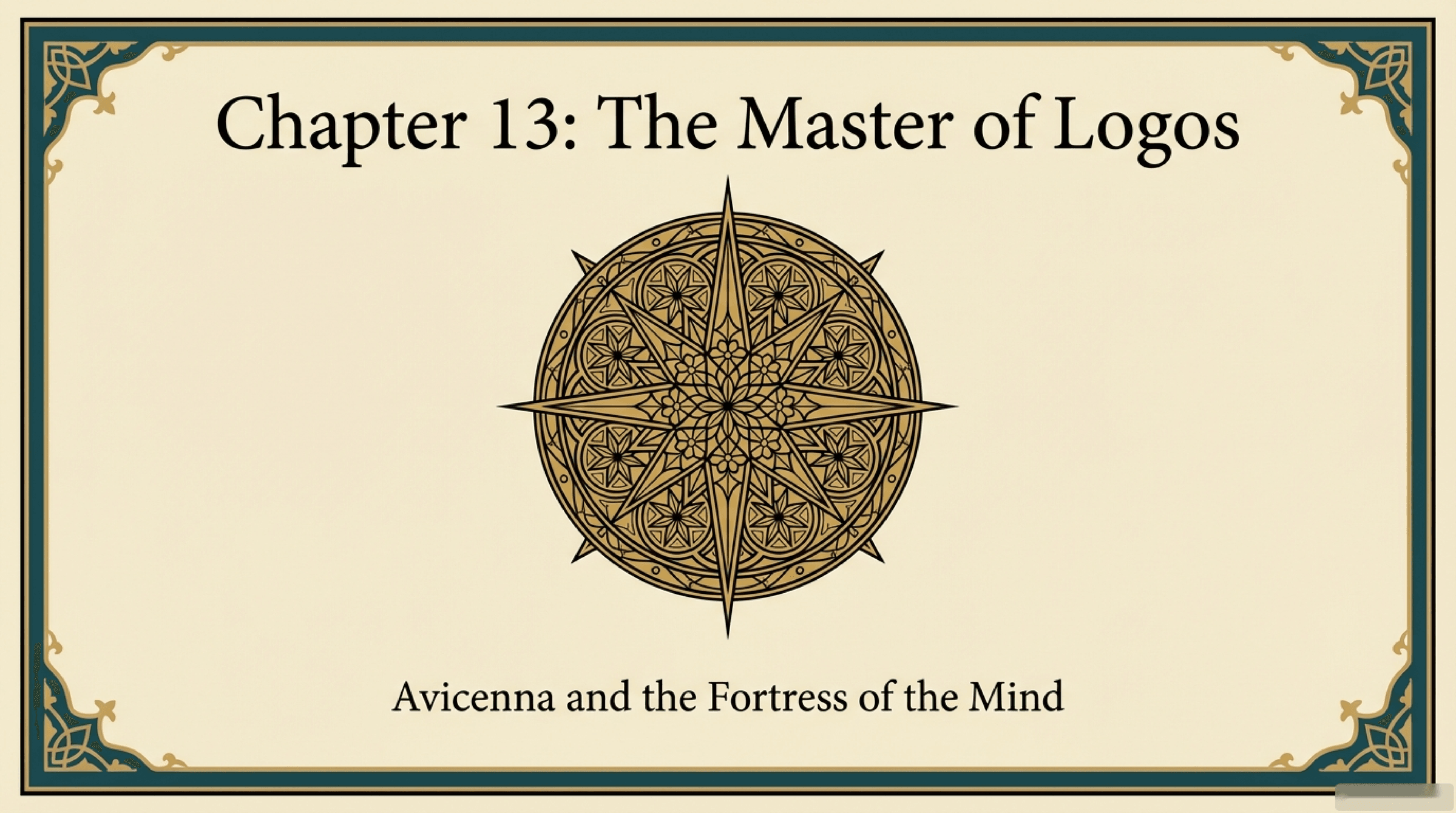 The Master of Logos: Avicenna and the Architecture of Logic