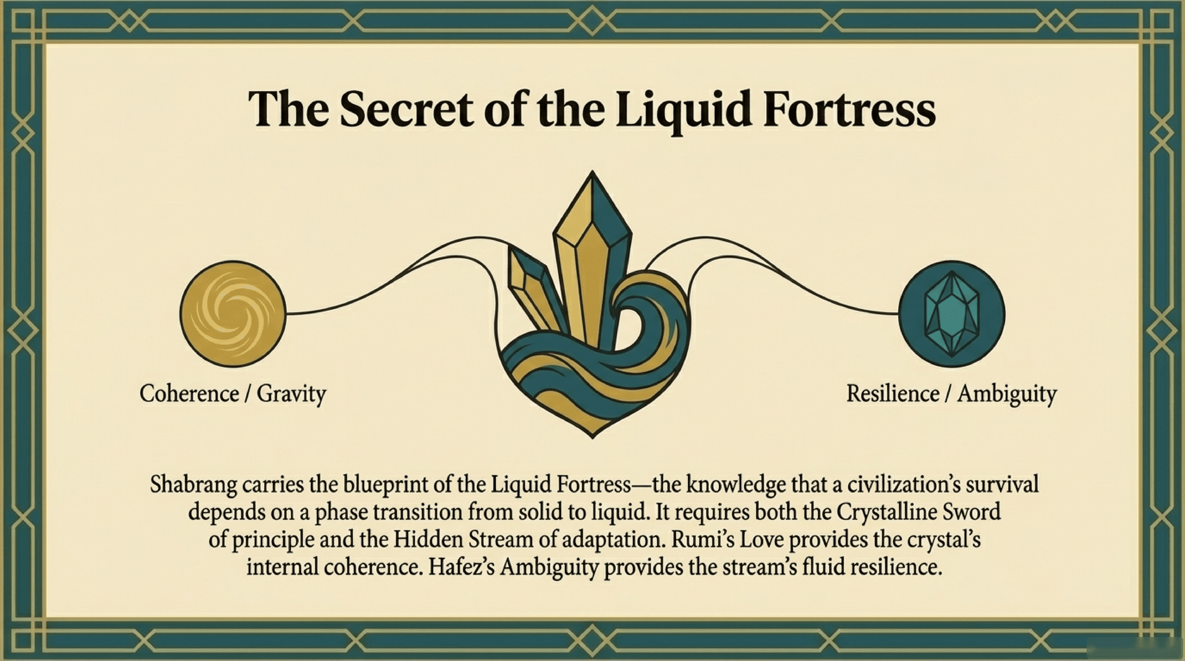 Secret of the Liquid Fortress